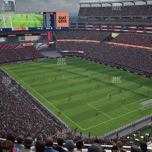 Gillette Stadium - Section 322 Seat View
