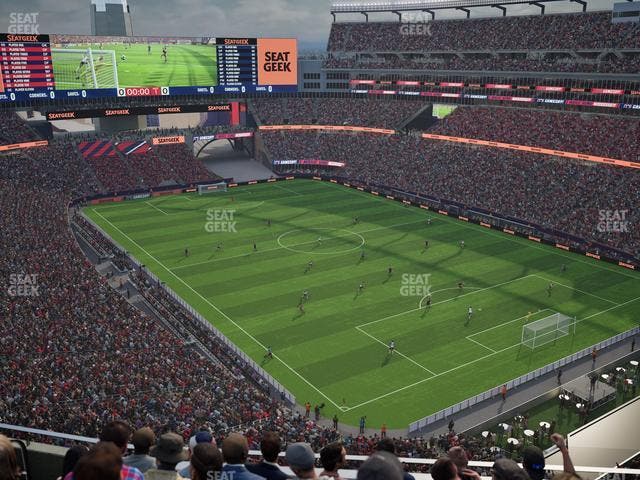 Gillette Stadium - Section 322 Seat View