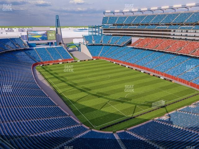 Gillette Stadium - Section 322 Seat View