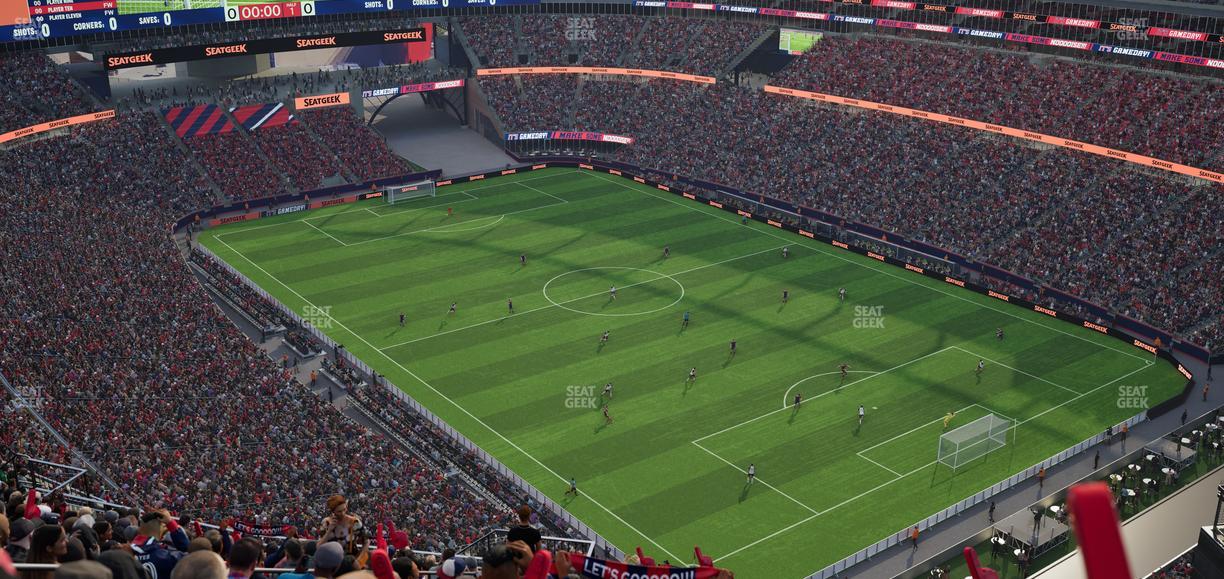 Gillette Stadium - Section 323 Seat View