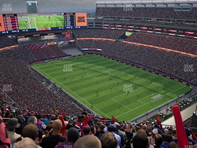 Gillette Stadium - Section 323 Seat View