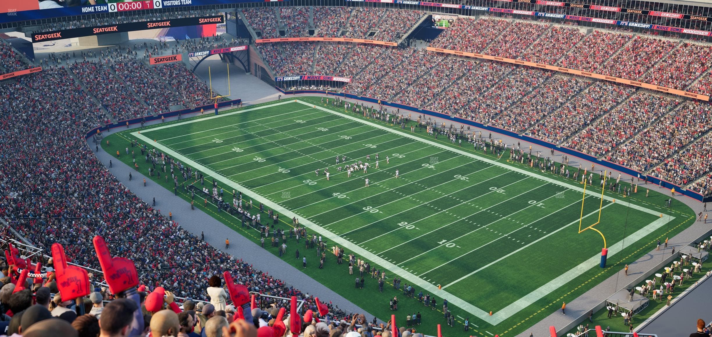 Gillette Stadium - Section 324 Seat View