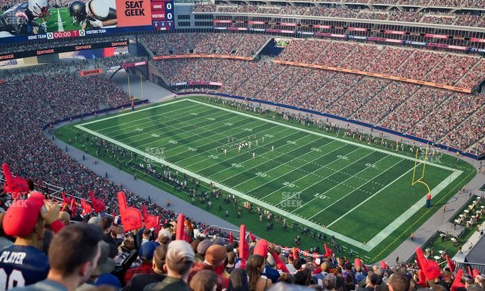 Gillette Stadium - Section 325 Seat View