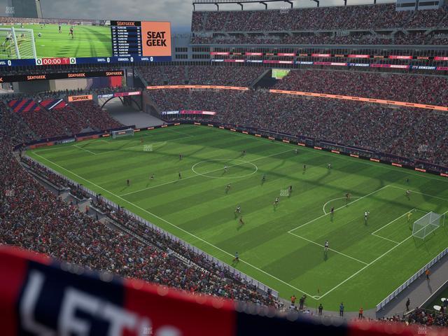 Gillette Stadium - Section 325 Seat View