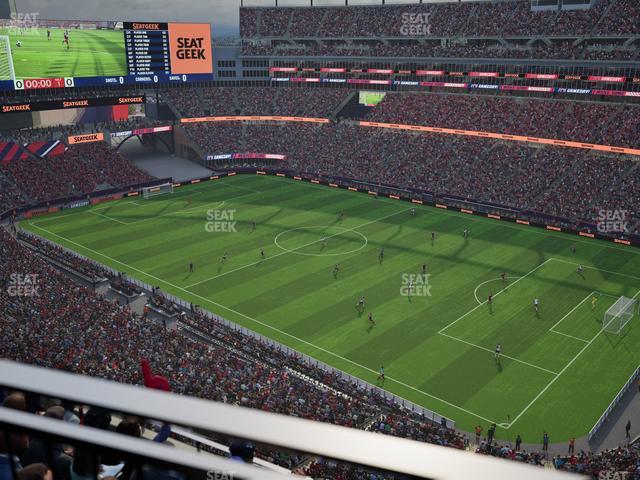 Gillette Stadium - Section 326 Seat View