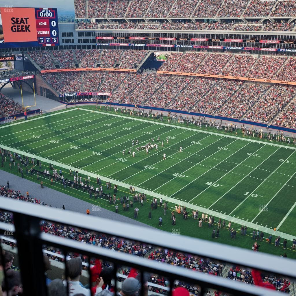 Gillette Stadium - Section 327 Seat View