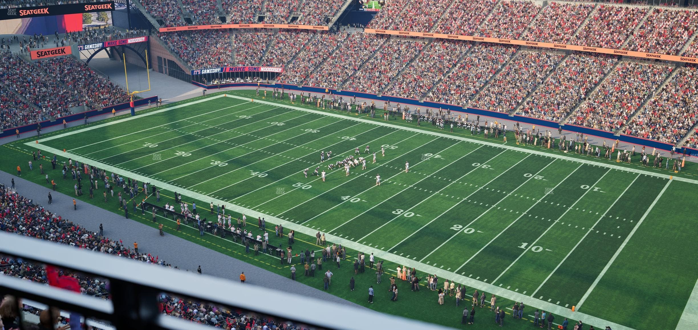 Gillette Stadium - Section 327 Seat View