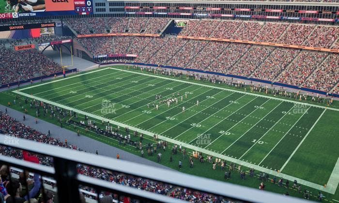 Gillette Stadium - Section 327 Seat View
