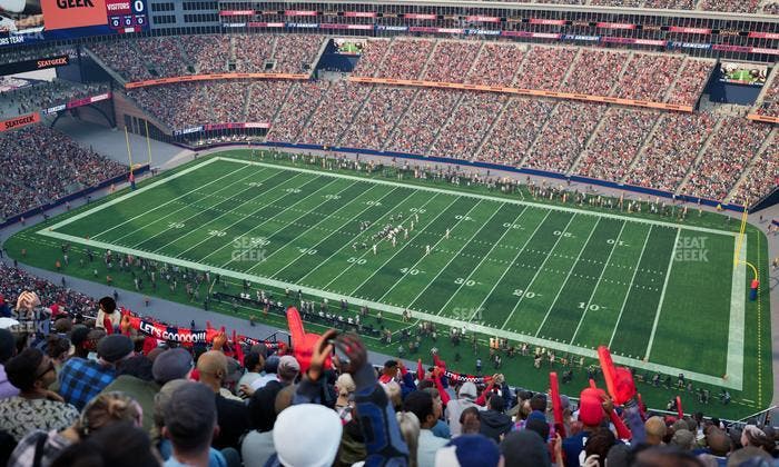 Gillette Stadium - Section 328 Seat View