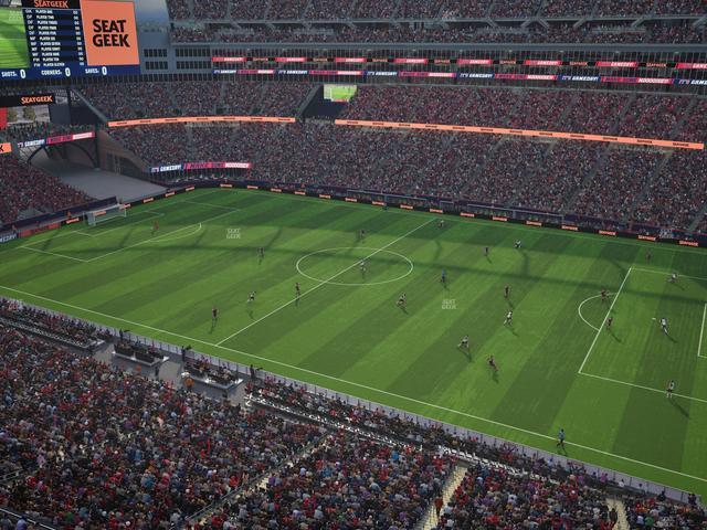 Gillette Stadium - Section 328 Seat View