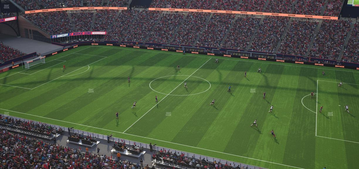 Gillette Stadium - Section 329 Seat View