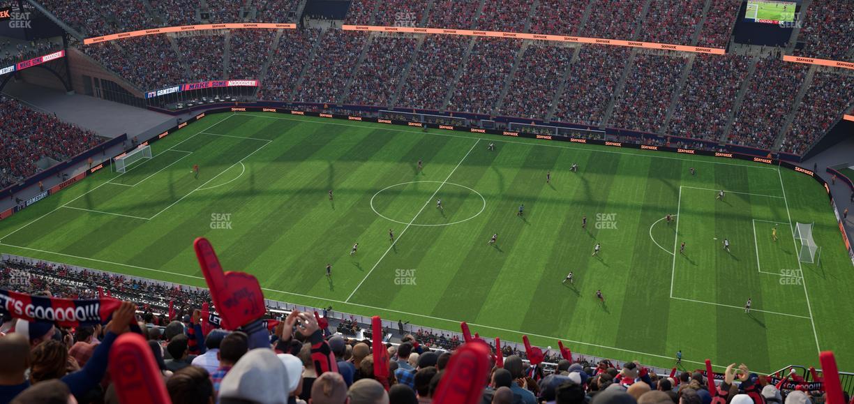 Gillette Stadium - Section 329 Seat View