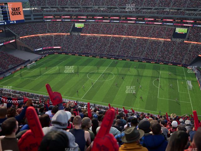 Gillette Stadium - Section 329 Seat View