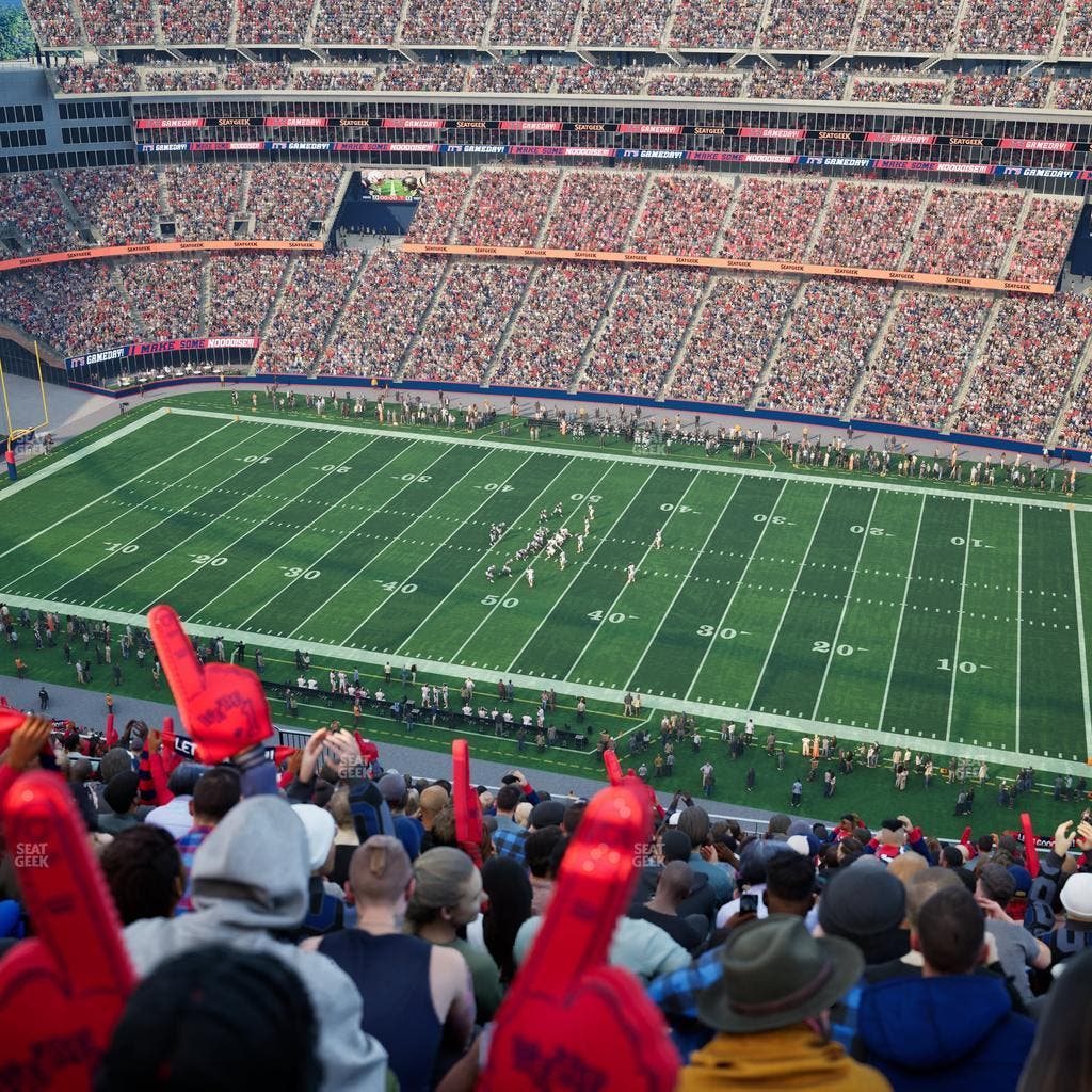 Gillette Stadium - Section 329 Seat View