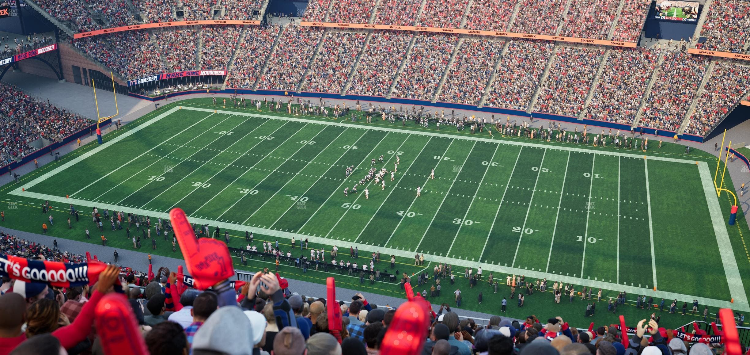 Gillette Stadium - Section 329 Seat View