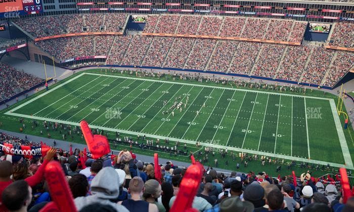 Gillette Stadium - Section 329 Seat View