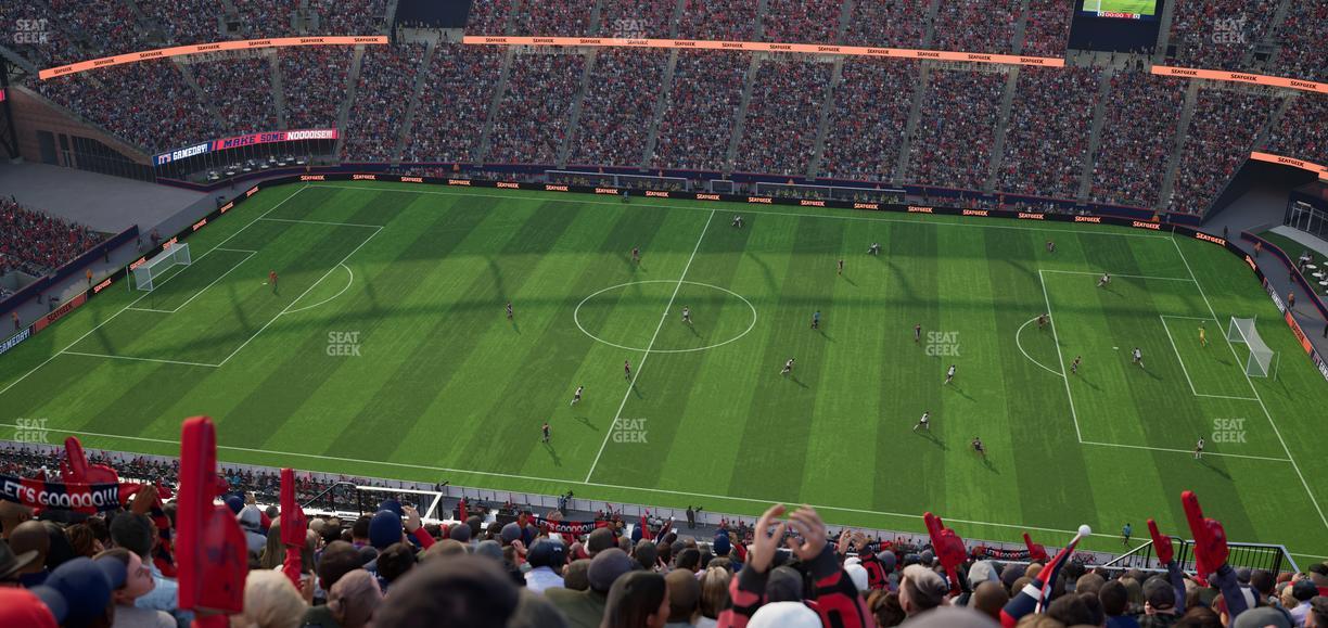 Gillette Stadium - Section 330 Seat View