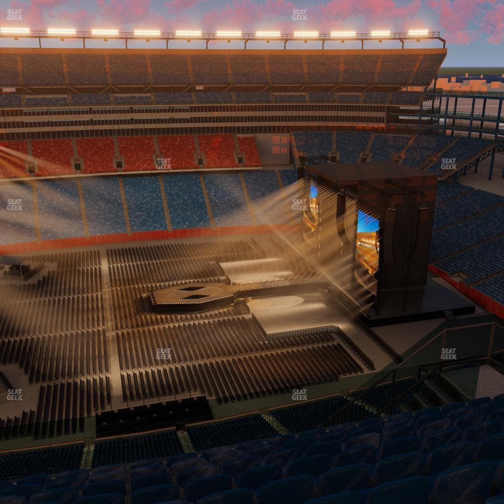 Gillette Stadium - Section 332 Seat View