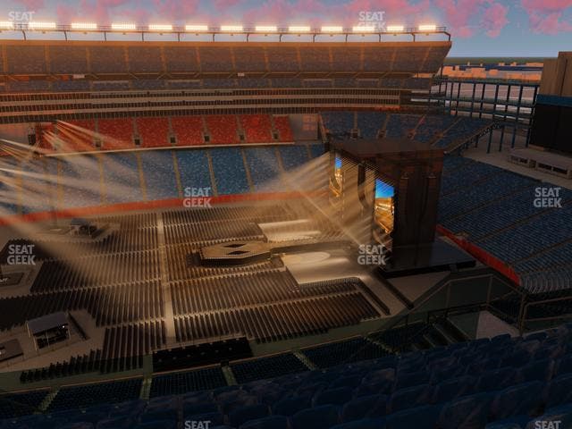 Gillette Stadium - Section 332 Seat View