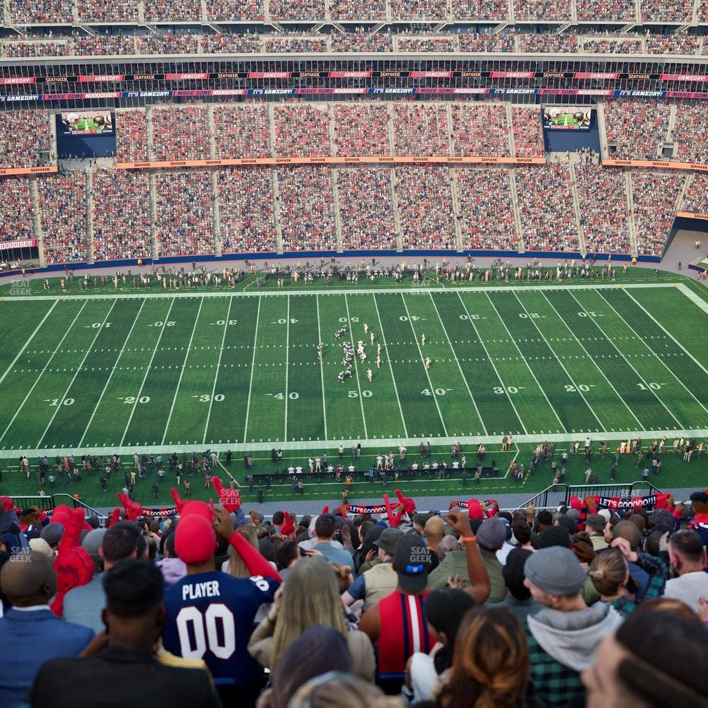 Gillette Stadium - Section 332 Seat View