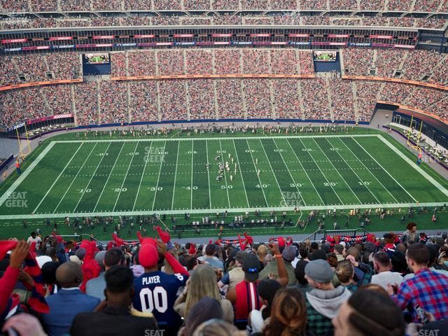 Gillette Stadium - Section 332 Seat View Gillette Stadium - Section 332 Seat View