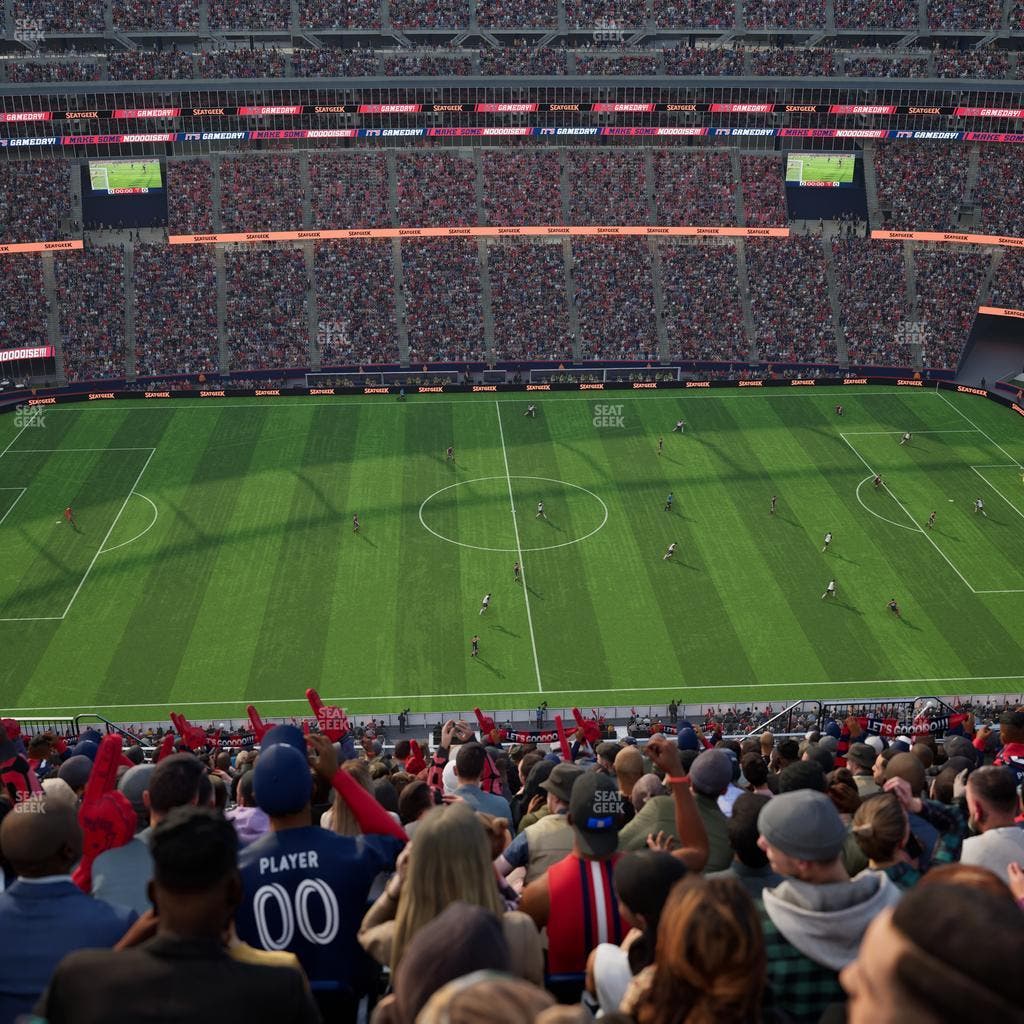 Gillette Stadium - Section 332 Seat View