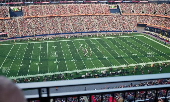 Gillette Stadium - Section 333 Seat View