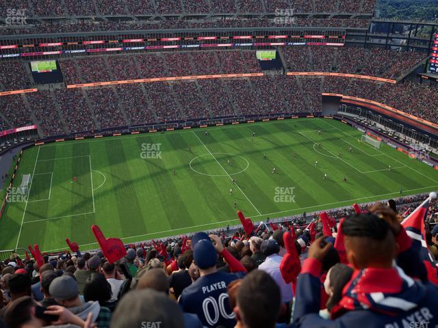 Gillette Stadium - Section 334 Seat View