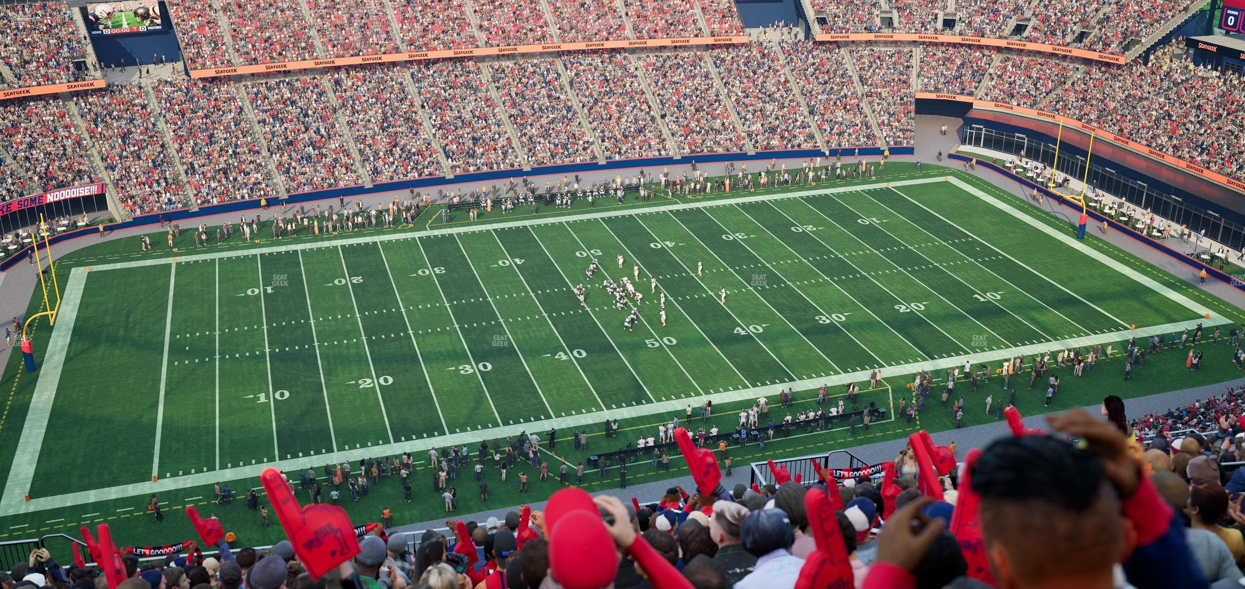 Gillette Stadium - Section 334 Seat View