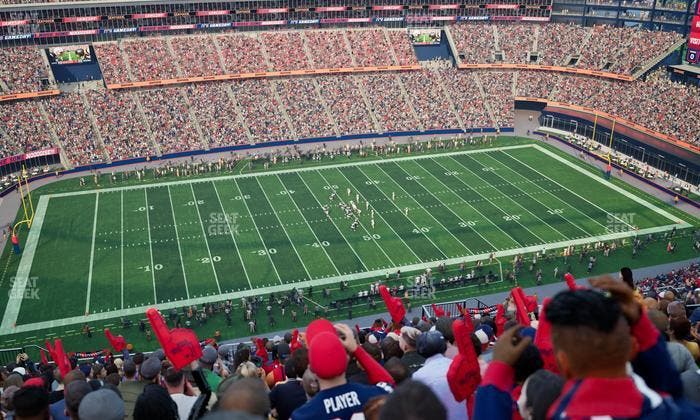 Gillette Stadium - Section 334 Seat View