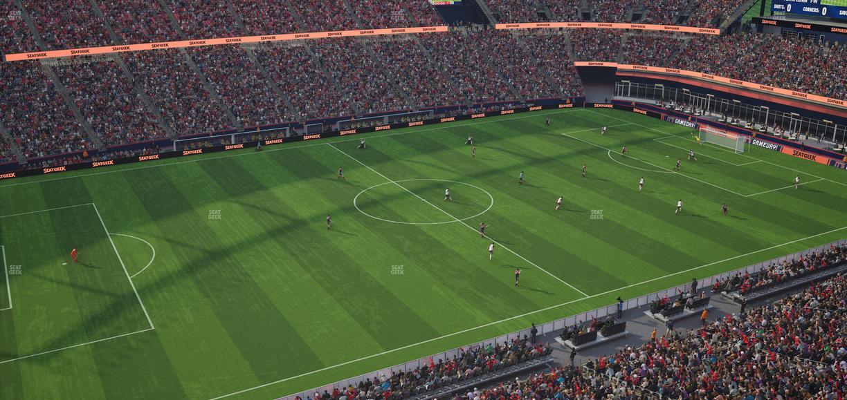 Gillette Stadium - Section 335 Seat View