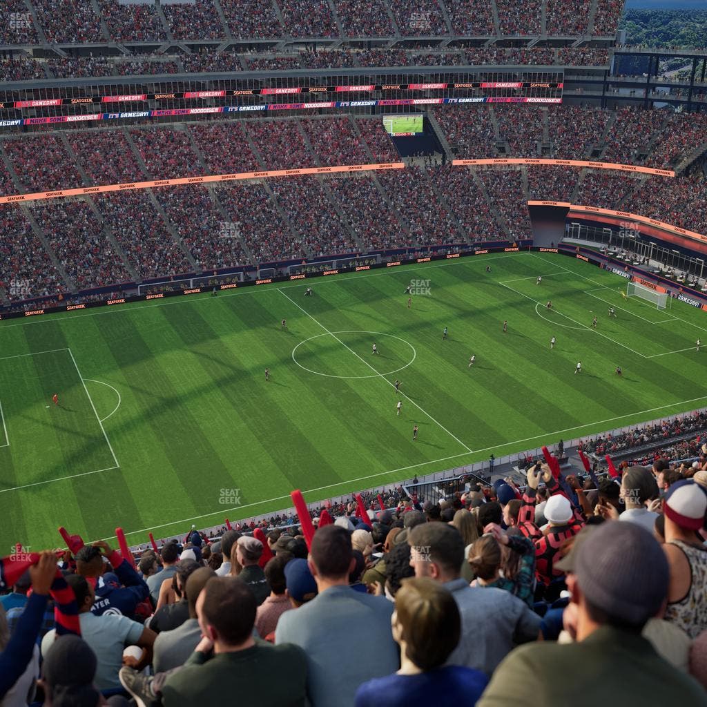 Gillette Stadium - Section 335 Seat View