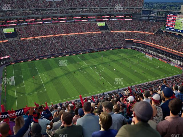 Gillette Stadium - Section 335 Seat View