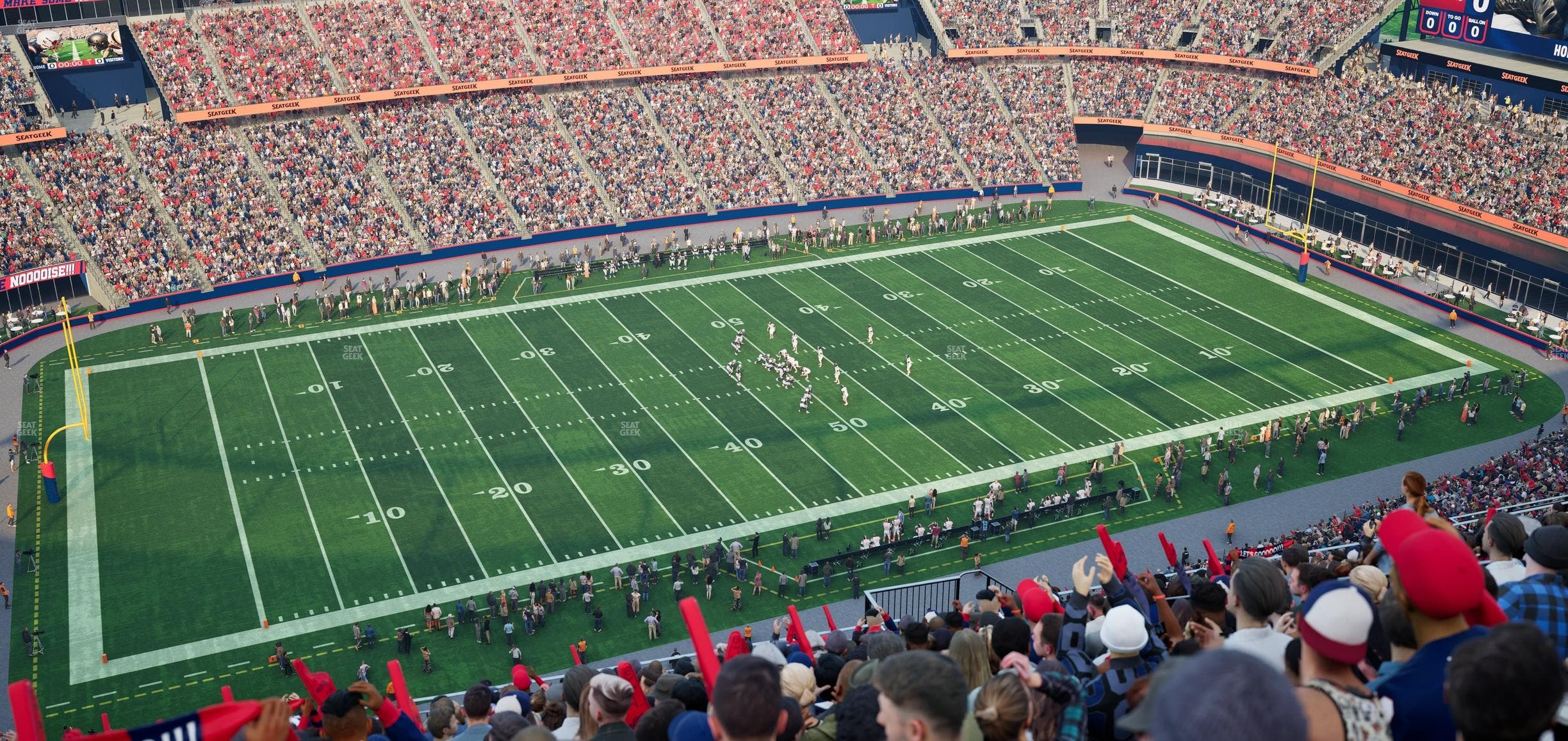 Gillette Stadium - Section 335 Seat View