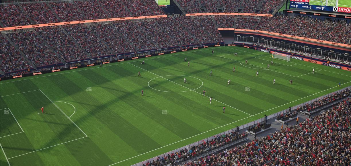 Gillette Stadium - Section 336 Seat View