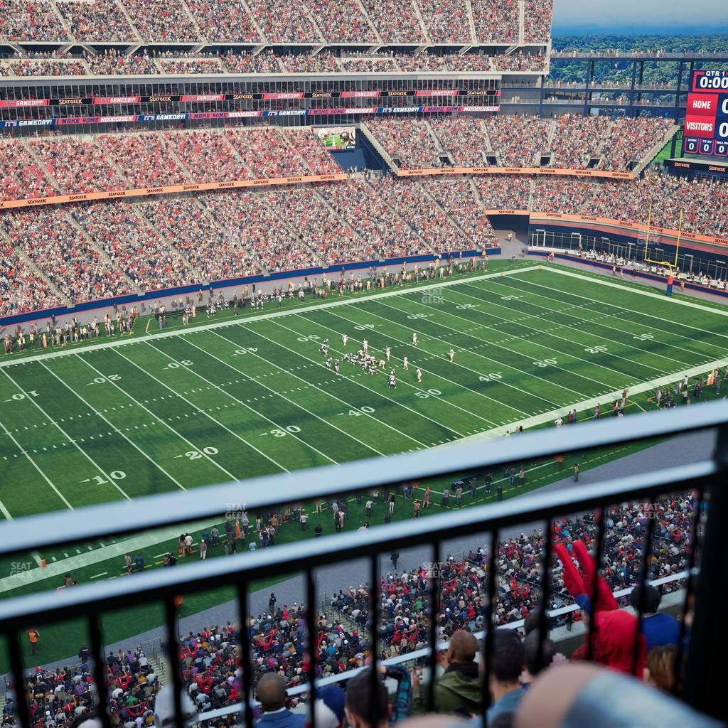 Gillette Stadium - Section 336 Seat View