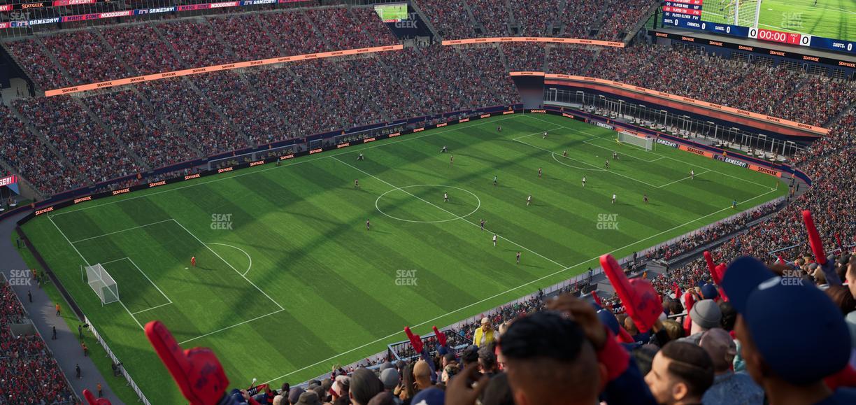 Gillette Stadium - Section 337 Seat View