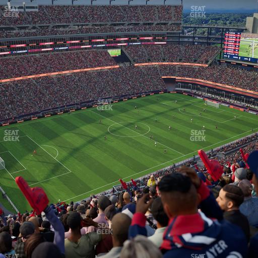 Gillette Stadium - Section 337 Seat View