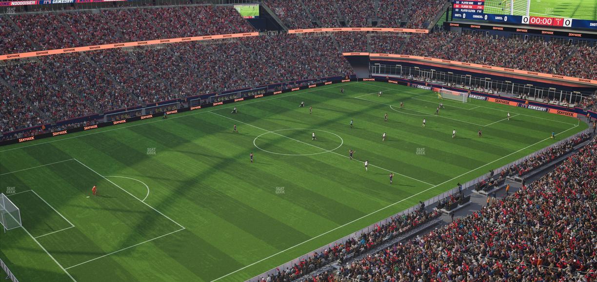 Gillette Stadium - Section 337 Seat View