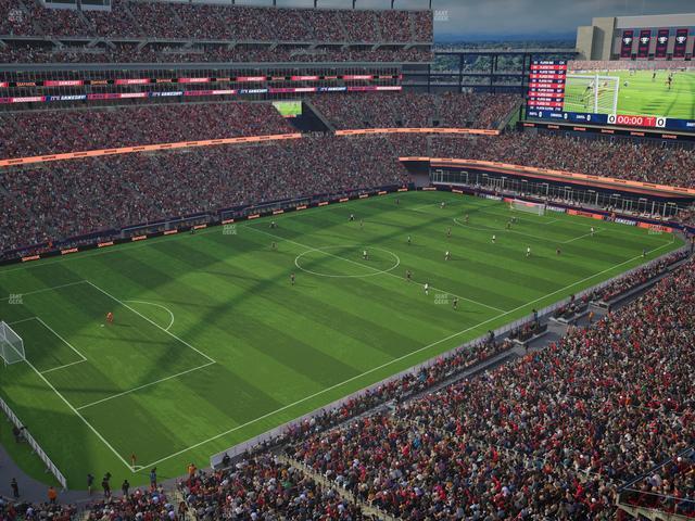 Gillette Stadium - Section 337 Seat View