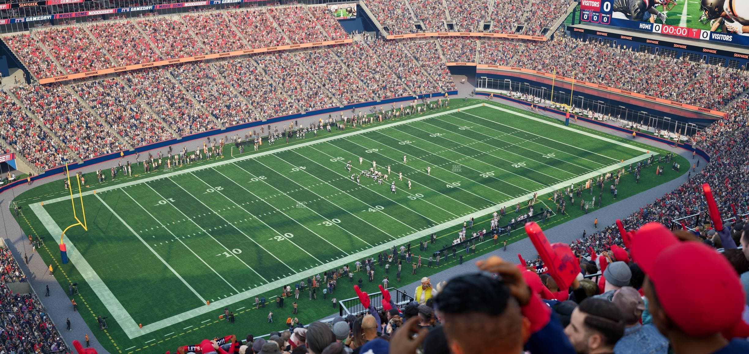 Gillette Stadium - Section 337 Seat View