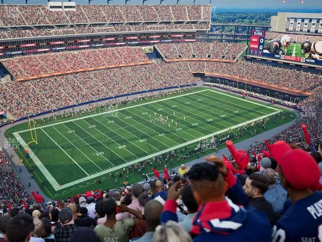 Gillette Stadium - Section 337 Seat View Gillette Stadium - Section 337 Seat View