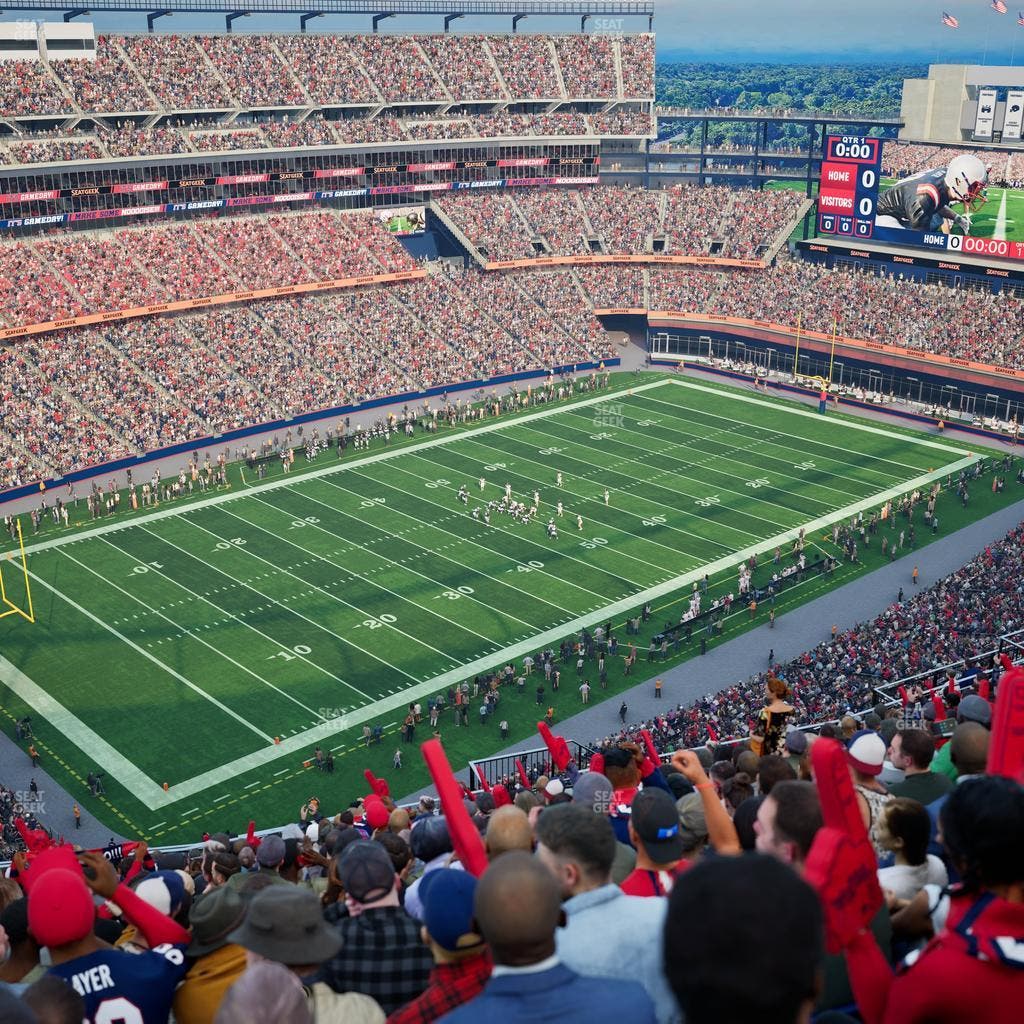 Gillette Stadium - Section 338 Seat View