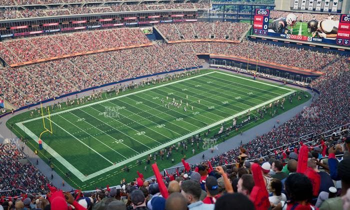 Gillette Stadium - Section 338 Seat View