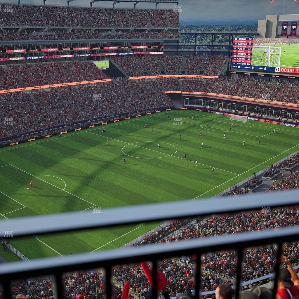 Gillette Stadium - Section 338 Seat View