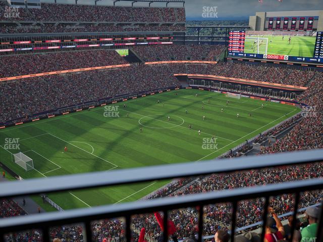 Gillette Stadium - Section 338 Seat View