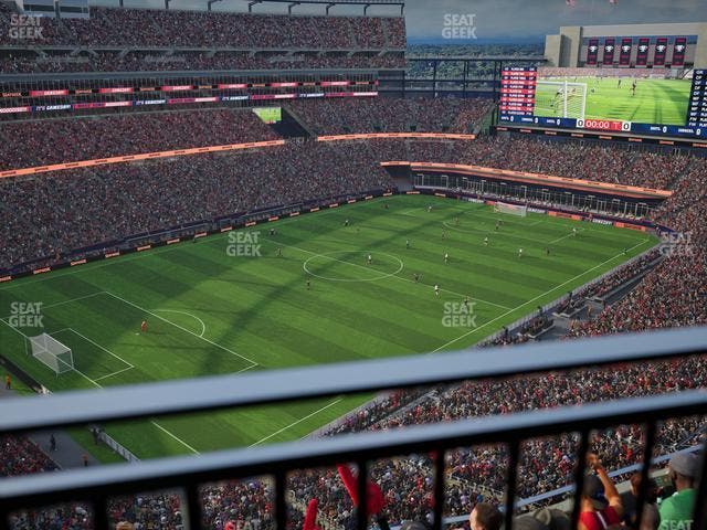 Gillette Stadium - Section 338 Seat View