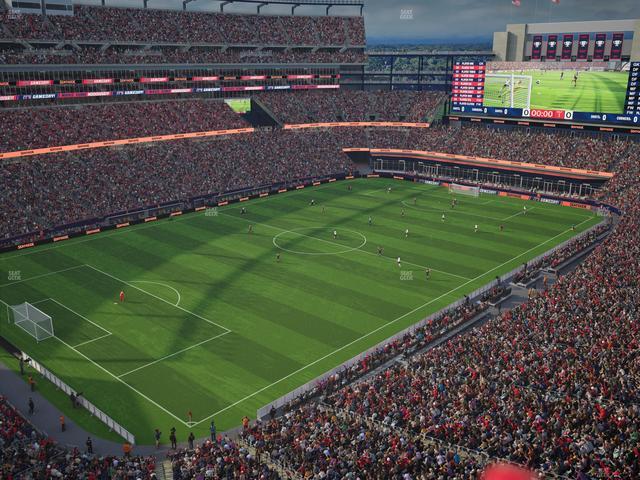 Gillette Stadium - Section 338 Seat View