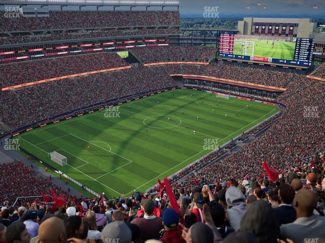 Gillette Stadium - Section 339 Seat View