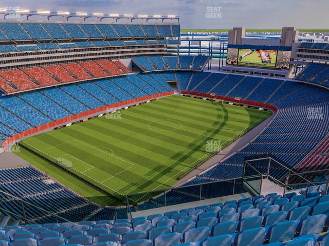 Gillette Stadium - Section 339 Seat View Gillette Stadium - Section 339 Seat View